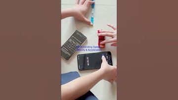 DEMONSTRATING SPEED, VELOCITY & ACCELERATION #shorts