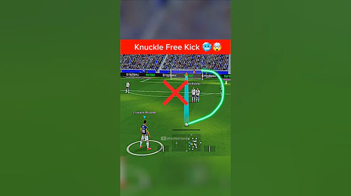 Knuckle Shot Free Kick Tutorial 🥶🤯 #efootball #efootball2026