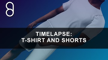 Timelapse: T-Shirt and Shorts (Blender, Marvelous Designer, IMVU)
