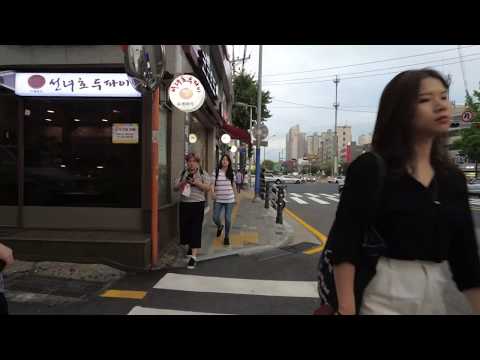 상도역 - Walking around Sangdo Station, Seoul, Korea