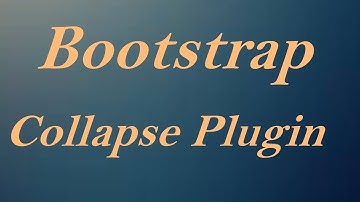 Bootstrap Collapse Plugin