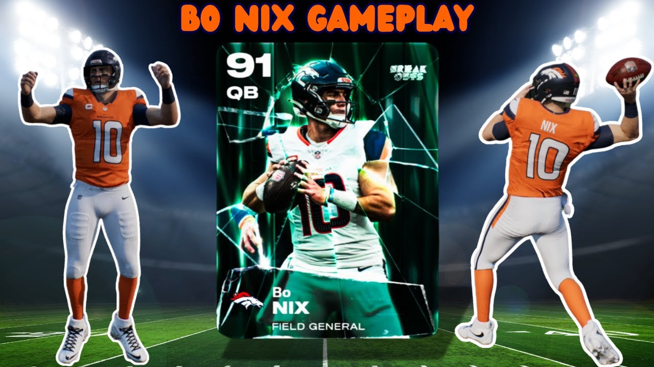 BO NIX GAMEPLAY! IS BO NIX BREAKOUT THE BEST QUARTERBACK IN MUT RIGHT NOW?!?!