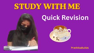 Study With Me | Quick Revision | HTML CSS JS React | PrathibaBuilds 💻