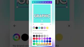 Outline Effect&amp;Background Effect in Canva mobile. canva mai kaise text addkare.#texteffect#ytshorts