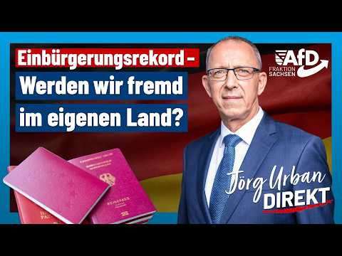 Naturalization Record – Are We Becoming Strangers in Our Own Country? | Jörg Urban Direct