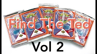1992 Upper Deck Baseball 5 Packs Find The Ted Williams Hunt ASMR Vol 2