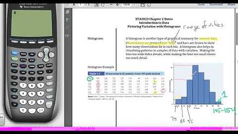 STA2023 Chapter 2 Video 2 Histograms