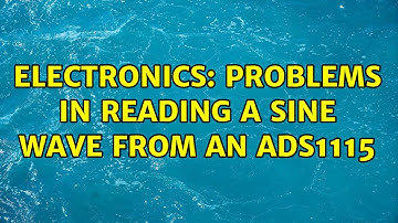 Electronics: Problems in reading a sine wave from an ADS1115