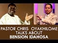 Pastor CHRIS  OYAKHILOME TALKS ABOUT BENSION IDAHOSA @ THE GRAND OPENING OF THE FAC OF ENGINEERING