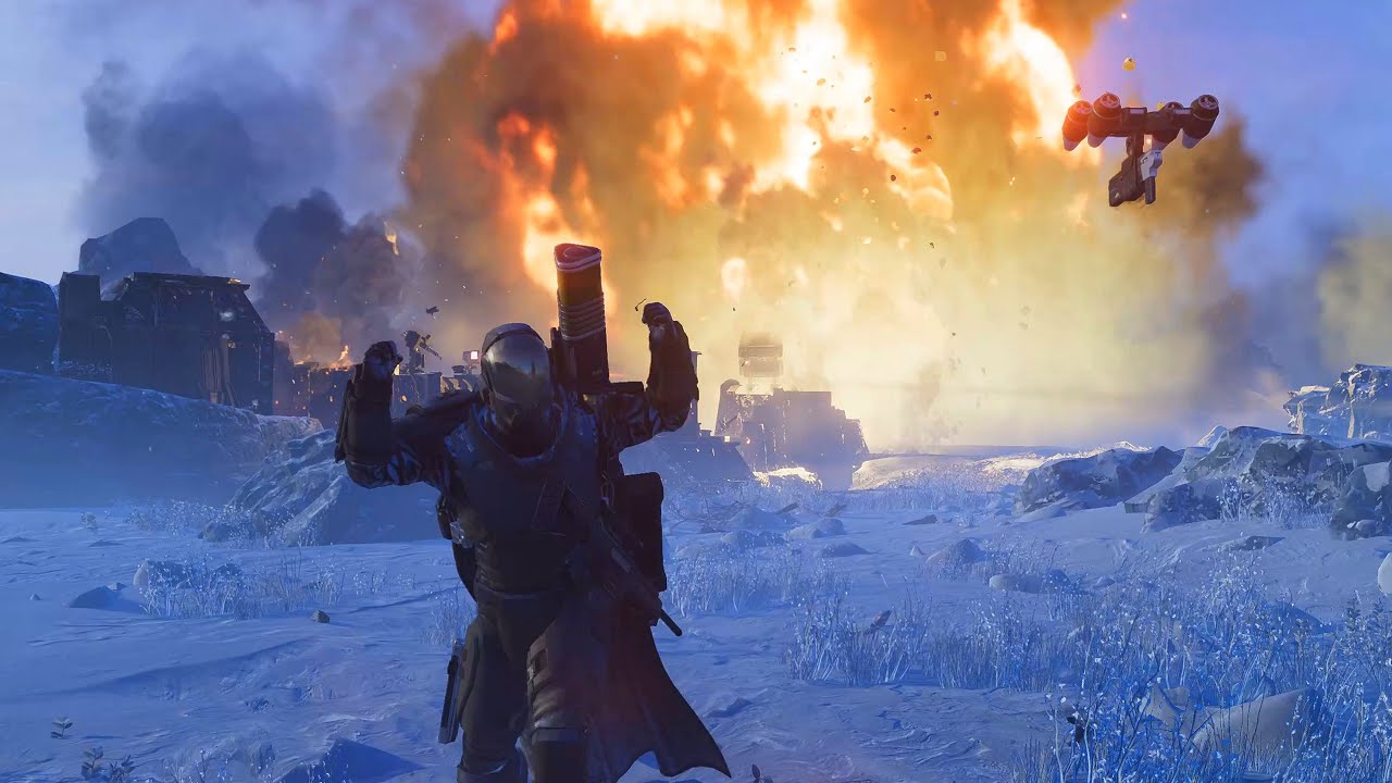 Battle with Automatons - Super Helldive Difficulty - 4K Quality - Helldivers 2