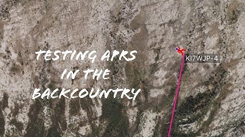 Backcountry skiing with APRS - amateur radio practice for emergency communications