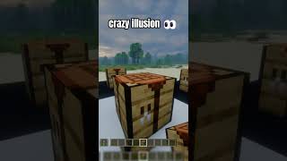 crazy illusion 👀💀 #minecraftshorts   #shortsviralvideos  #nitrado