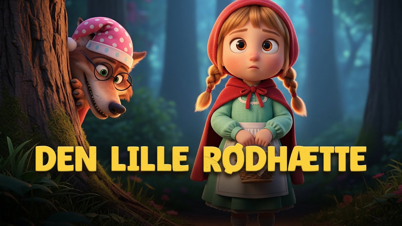 Den lille Rødhætte – Det klassiske eventyr for børn | Dansk fortælling