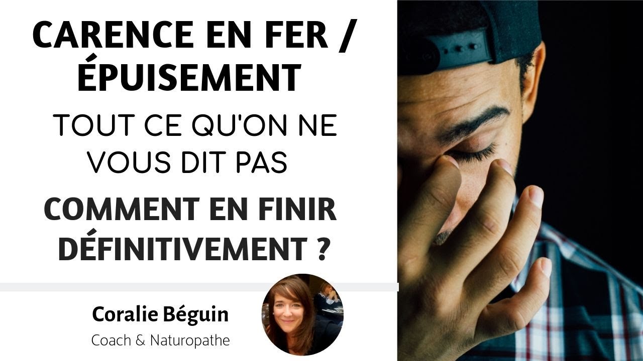 ANEMIE, CARENCE EN FER - COMMENT S'EN DÉBARRASSER NATURELLEMENT ? | Coralie Beguin Naturopathe