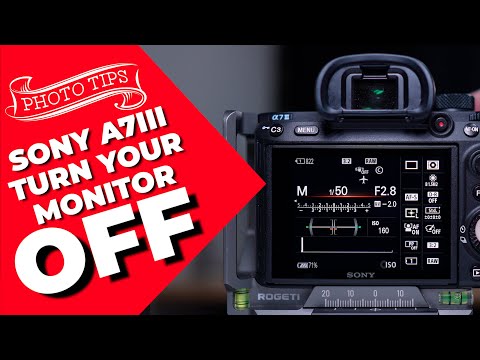 A7iii - How to Turn Your Monitor OFF - SAVE 30% POWER!