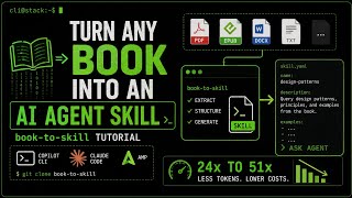 Turn Any Book Into an AI Agent Skill (book-to-skill Tutorial)
