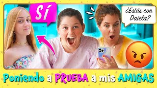 📱 ¡Poniendo a PRUEBA a mis AMIGAS! 😱 Me CUBREN delante de MI MADRE ¿Mentirán a mi MAMÁ?