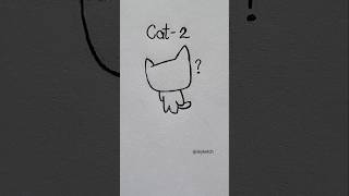 How to draw cute cats #art #sketching #shorts #skyketch