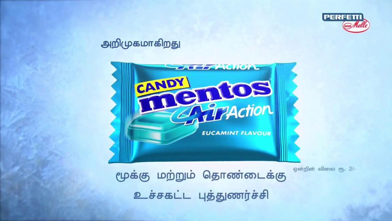 Mentos Air Action Candy 10 Sec Tamil TVC