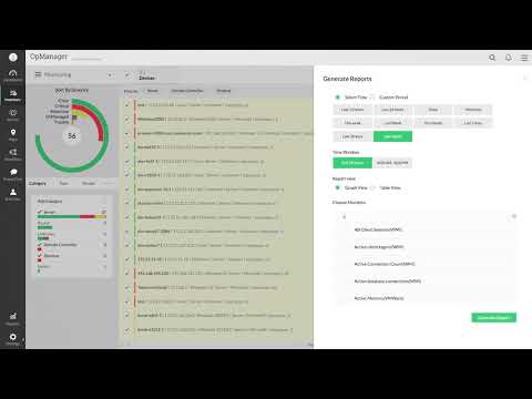 How to create a custom report widget in OpManager?