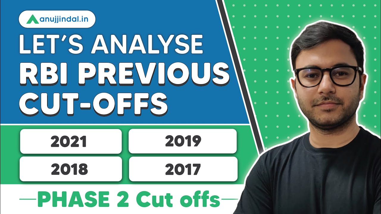 RBI Cut Off Analysis RBI Grade B Past Years Cut Off Analysis Mains