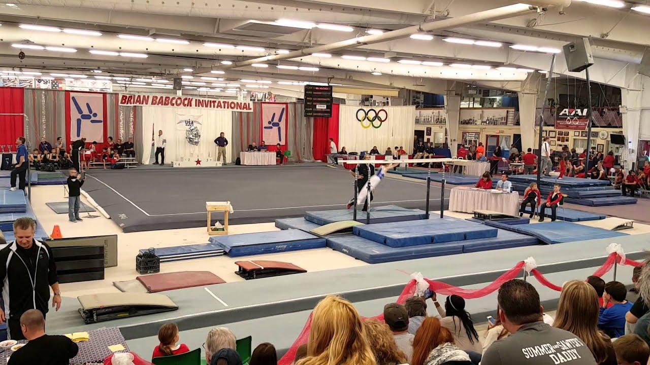 2016 gym competition - parallel bars routine, l5 - YouTube