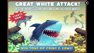 GREAT WHITE ATTACK! LIVE EVENT - 2017 - Hungry Shark Evolution screenshot 5