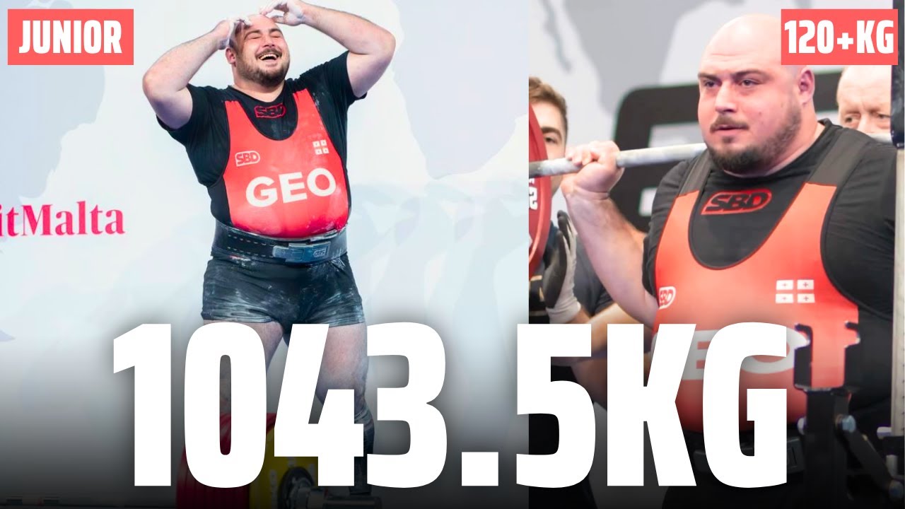 Temur Samkharadze | 1043.5kg Total | IPF Junior Worlds 2024