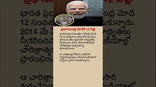 PM Narendra Modi Completes 12 Years as Prime Minister of India