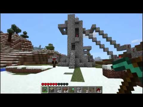MineCraft 1.7 Gravel Piston Elevator