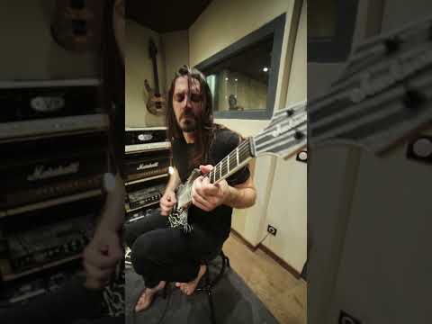 Igorrr recording their infamous track Infestis with Martyn Clément and his Jackson Dinky Modern Ash!