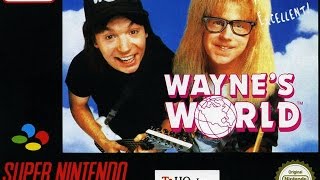 Wayne's World - Super Nintendo (Snes) Gameplay - 1993