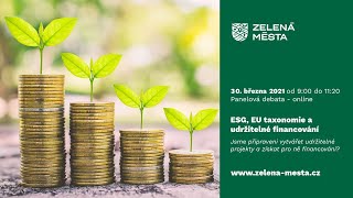 ESG, Taxonomie EU a udržitelné financování