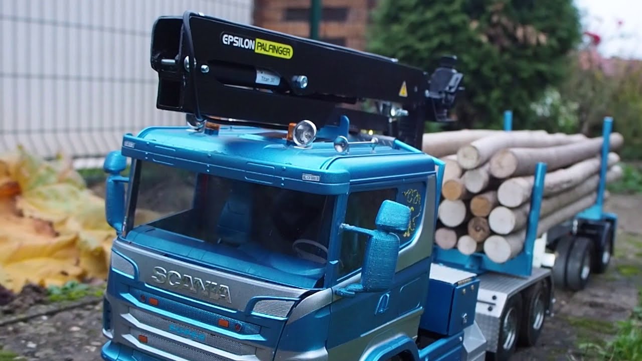 🚚💨RC SCANIA R620 MODEL : 🌲GRUMIER Radiocommandé - YouTube