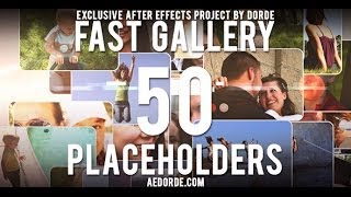 After Effects Template - Fast Gallery After Effects Template - Fast Gallery