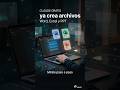 Claude gratis ya crea Word, Excel y presentaciones