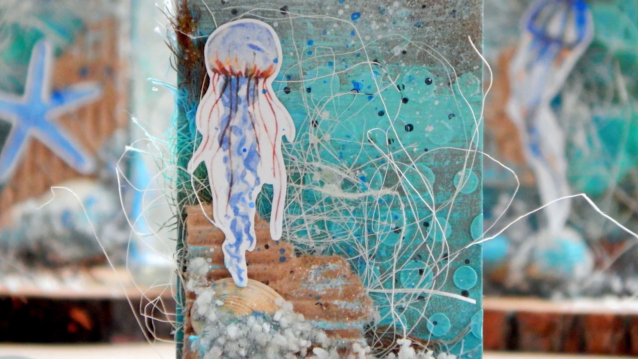 Мастер класс ATC "Мечты о море". Tutorial ATC "Sea dreams"