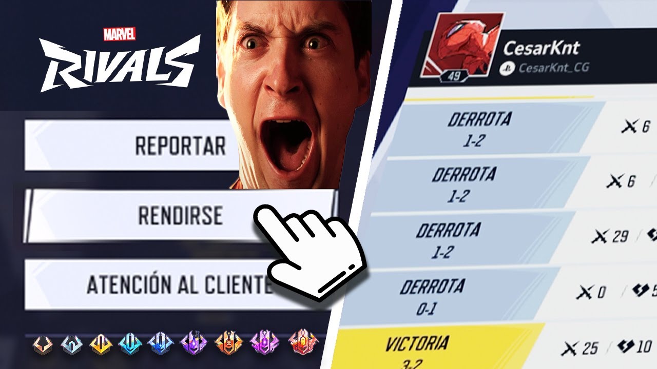 ¿Marvel Rivals COMPETITIVO saca lo PEOR de ti?🤬