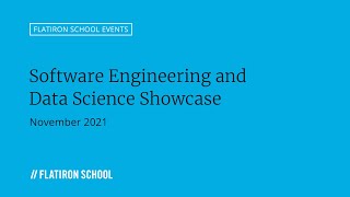Software Engineering and Data Science Showcase | November 2021