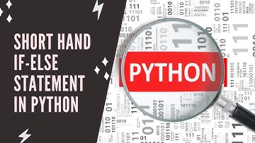 Short Hand If-Else Statement in python | Python Tutorials for Beginners in Hindi | Part-26 | #Python