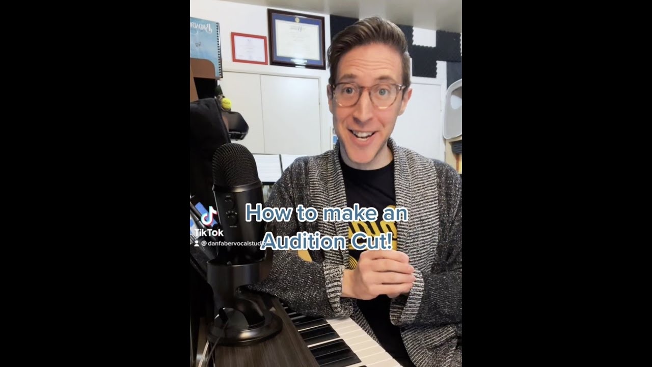 Как сделать монтаж для прослушивания в мюзикле!