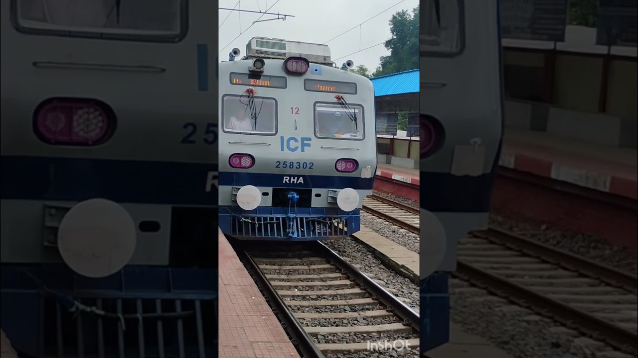 Ranaghat to Sealdah ac train travel at 12aug❤️❤️ kanchrapara timing 8:56am