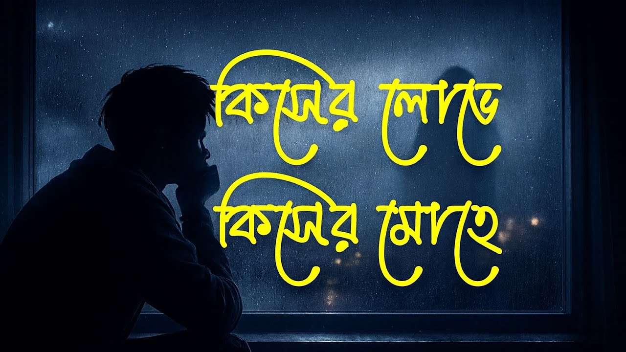 কিসের লোভে | Original Bangla Super Hit sad romantic song 