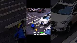 Boy Protects Mom After Reckless Driver Hits Them