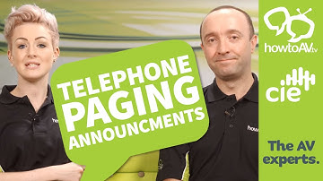 Can I make paging announcements from a telephone to a PA system?