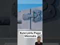 ide kreatif kunci pagar minimalis #tutorial #shorts #trending #interiordesign