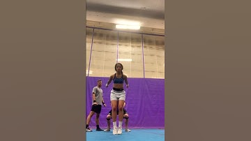 Back handspring full up cupie!