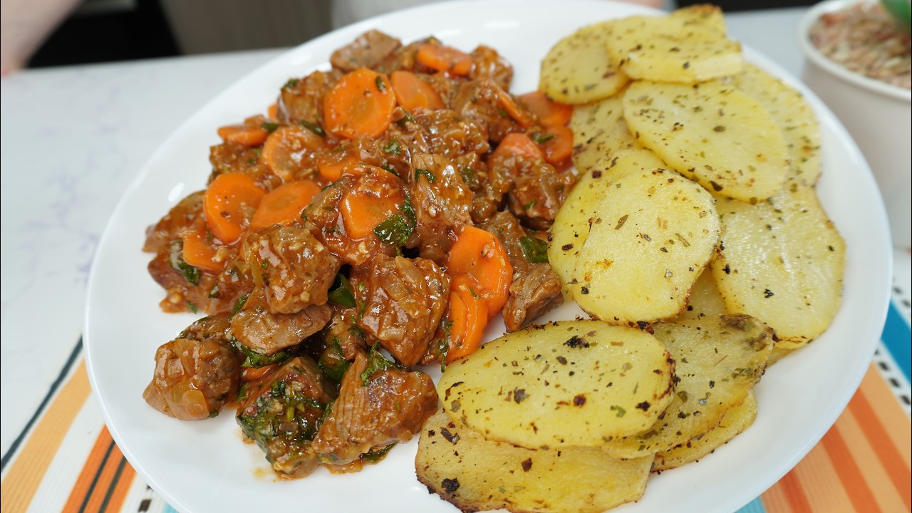 ALMUERZO COMPLETO EN MENOS DE 9 MINUTOS FÁCIL Y MUY RICO