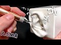 【ASMR】光る耳かきで左右の鼓膜を心地よく刺激、寝落ちほぼ確定のトリガー/sleeping,relaxing,trigger