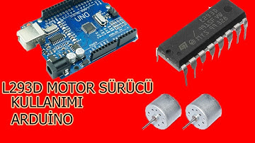 L293D MOTOR SÜRÜCÜ !! ARDUİNO İLE KULLANIMI